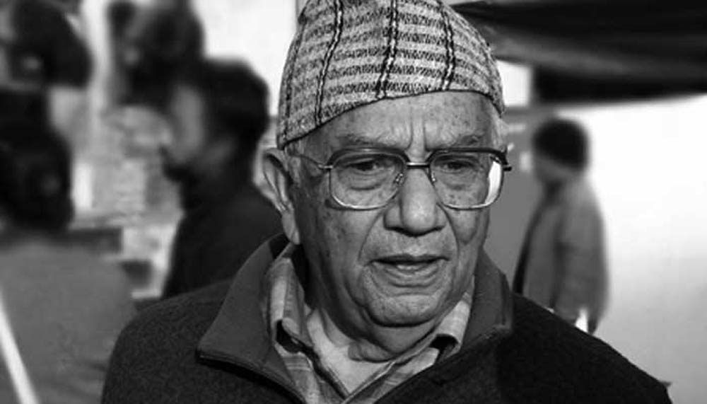 Veteran litterateur Kamal Mani Dixit no more